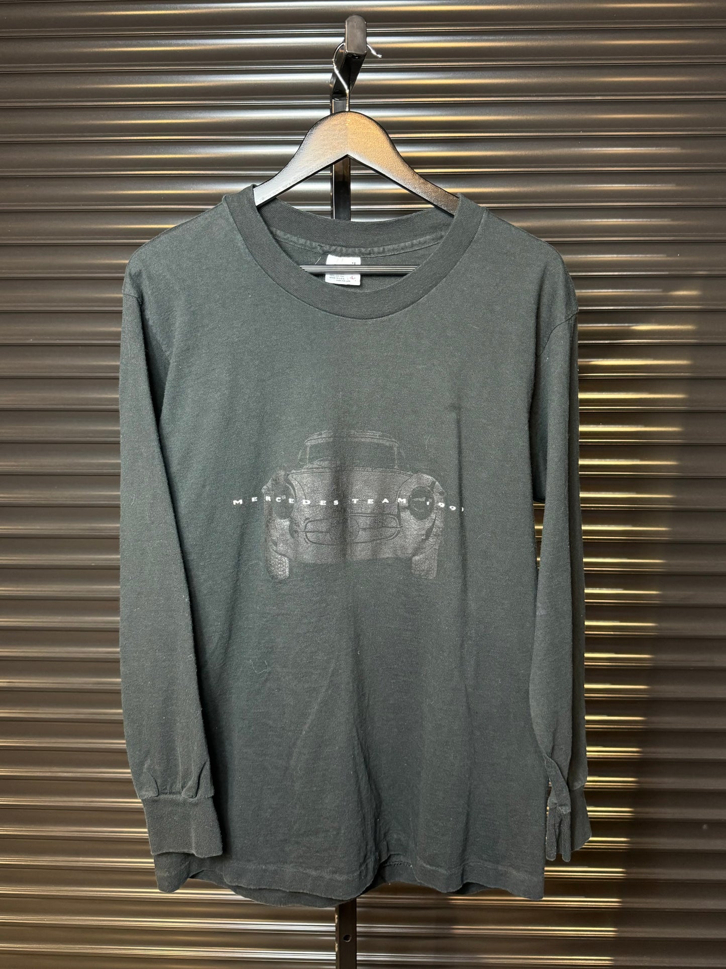 Vintage 90’s Mercedes Benz Gullwing Long-sleeve Tee - Large