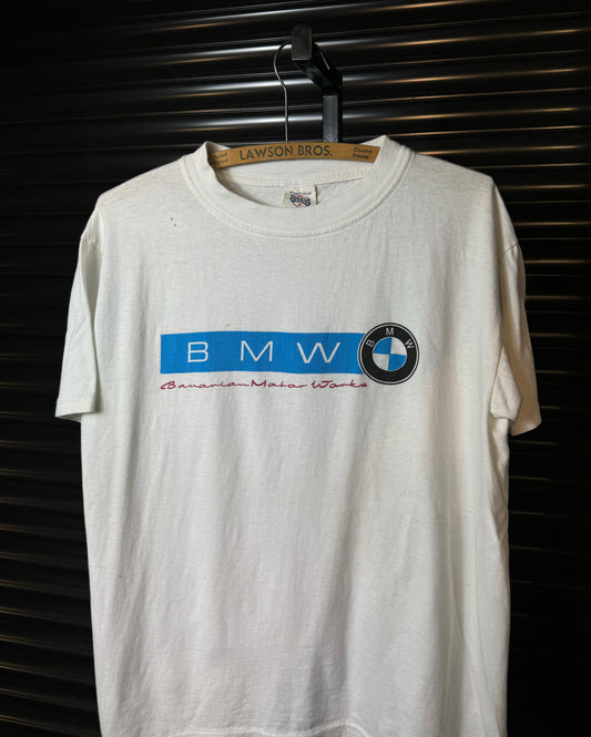 80’s BMW Bavarian Motor Works Spell Out Tee - Large