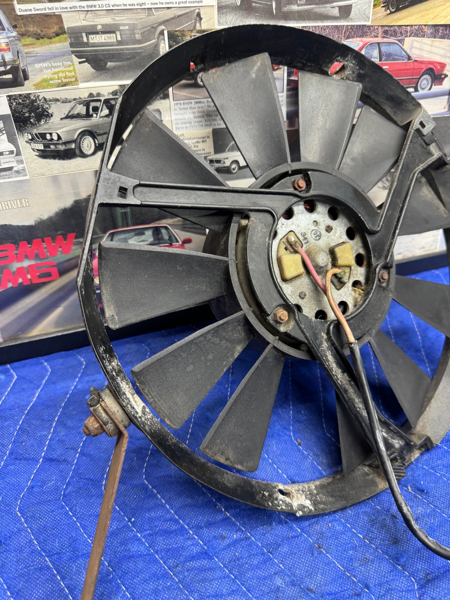 BMW OEM Electric AC Condenser Fan