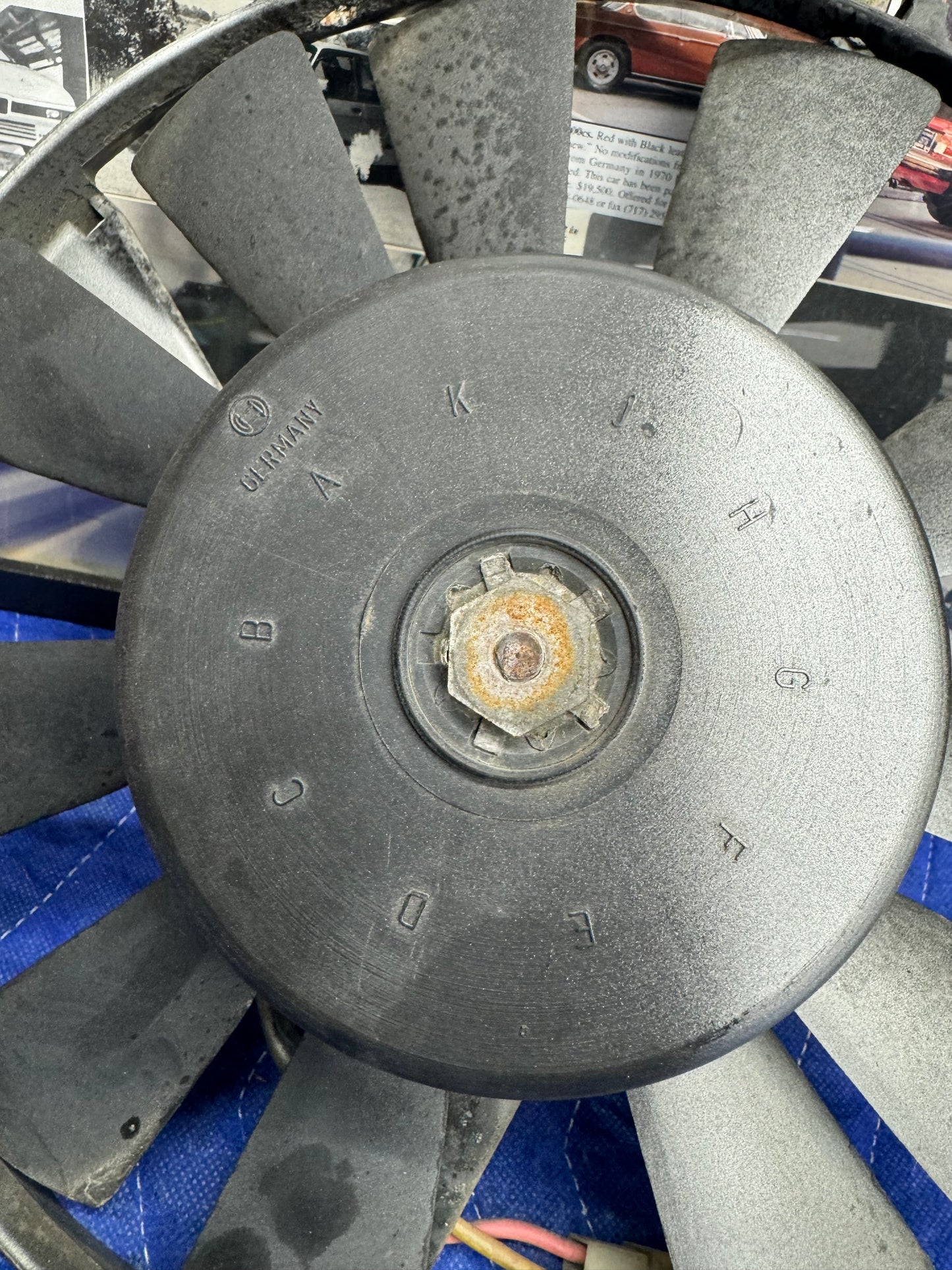 BMW OEM Electric AC Condenser Fan