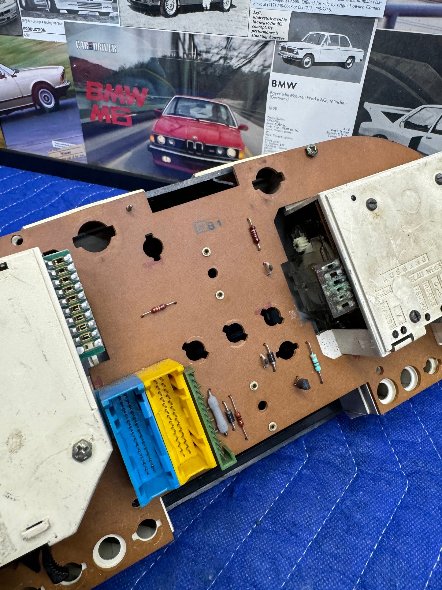 BMW E28 Euro 1981 528e Instrument Cluster - For Parts