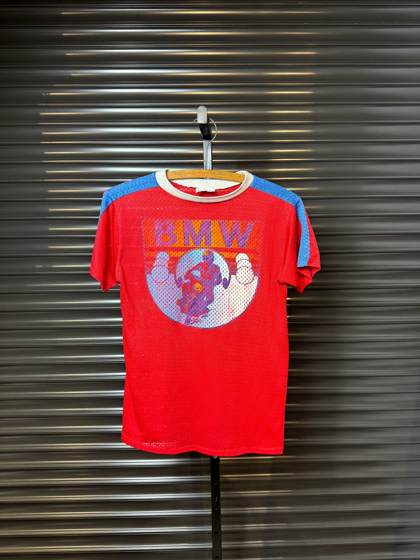 70’s BMW Motorcycles Mesh Shirt - Small