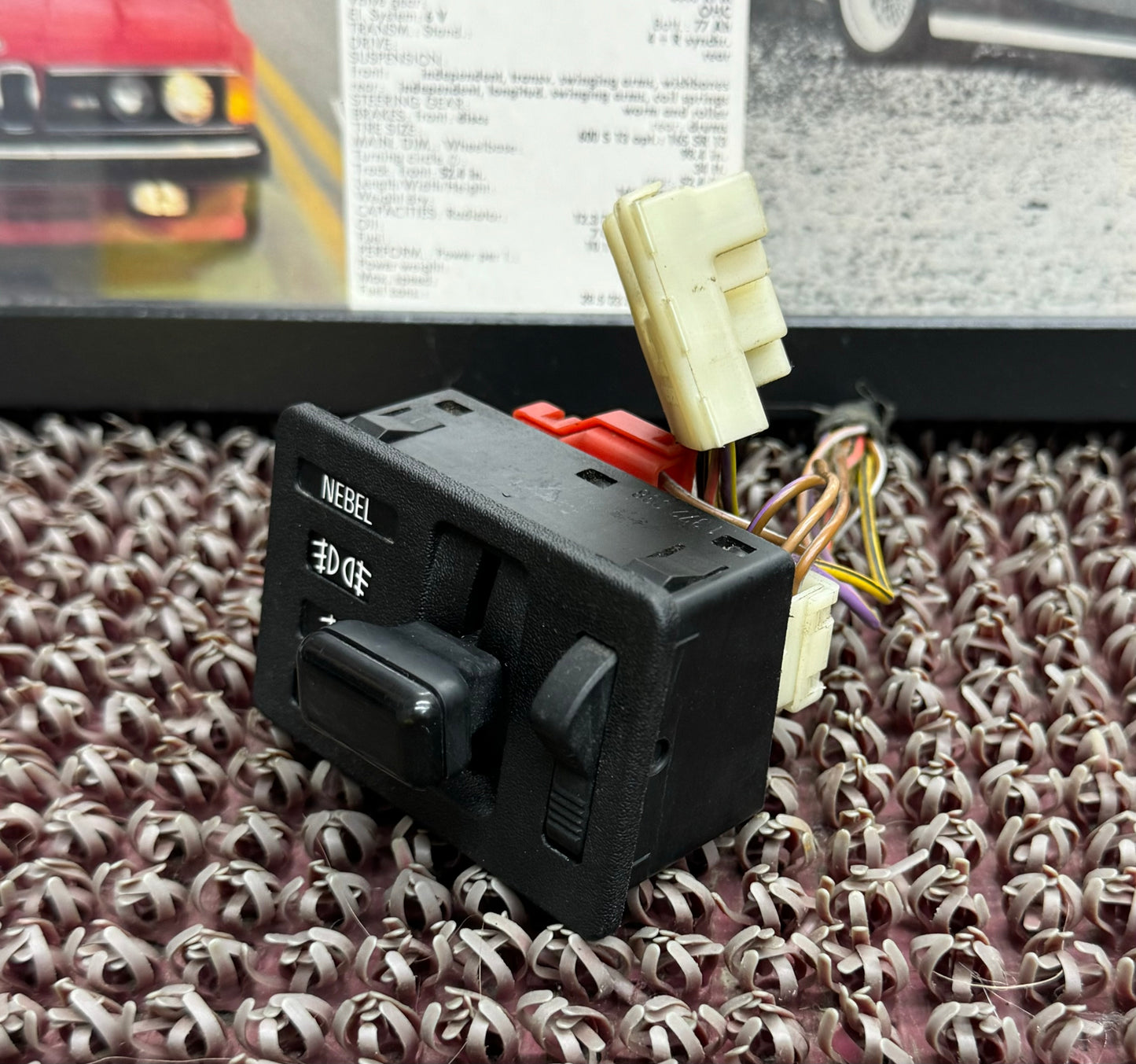 BMW German Fog Light Switch With Wiring