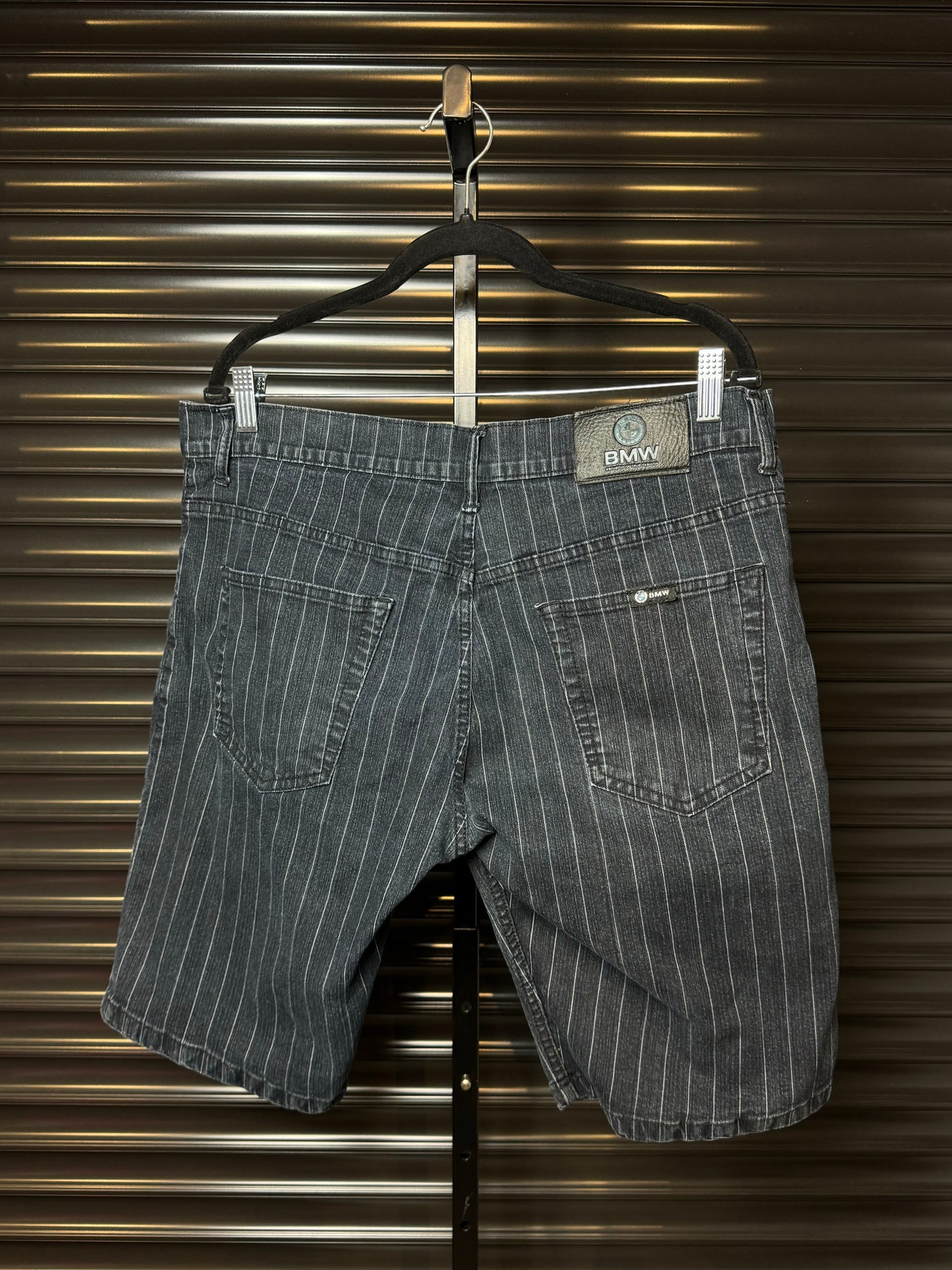 Vintage BMW Striped Shorts - 38