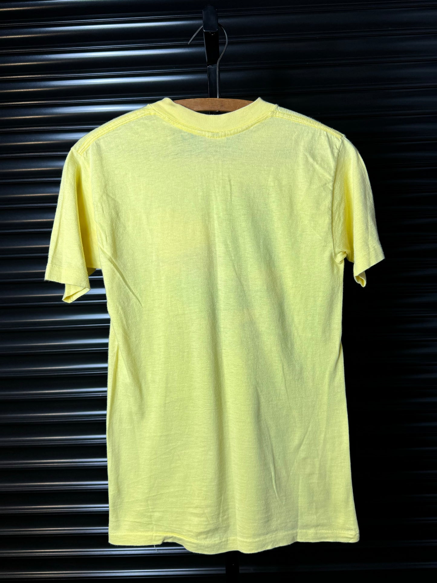 Vintage BMW Motorcycles 1982 Plain & Fancy Tee - Yellow