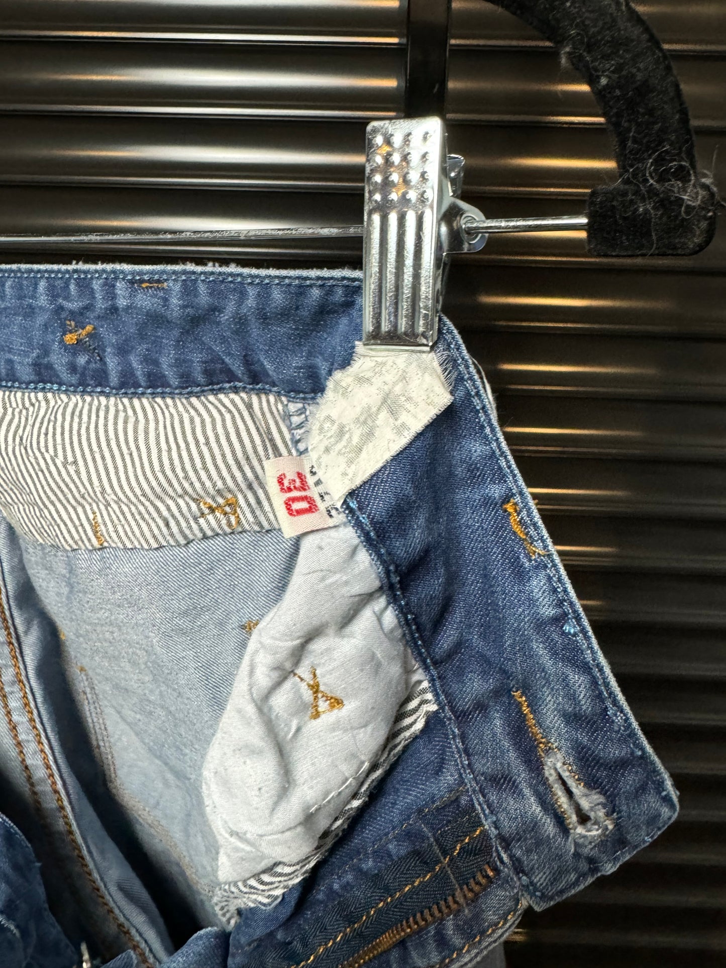 Vintage BMW Embroidered Denim Shorts - Women’s 30