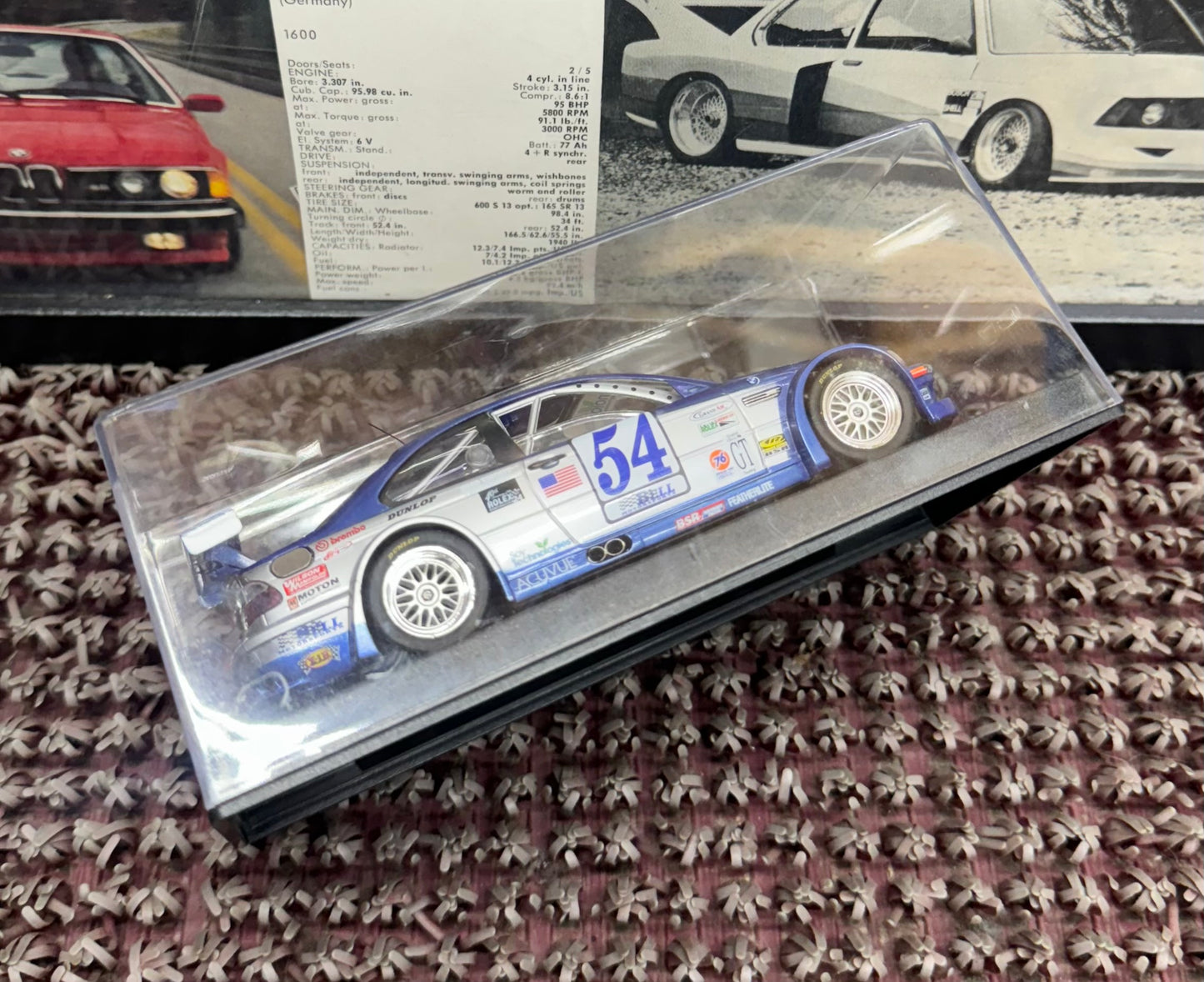 BMW E46 M3 GTR Daytona is 2002 1/32 Scale