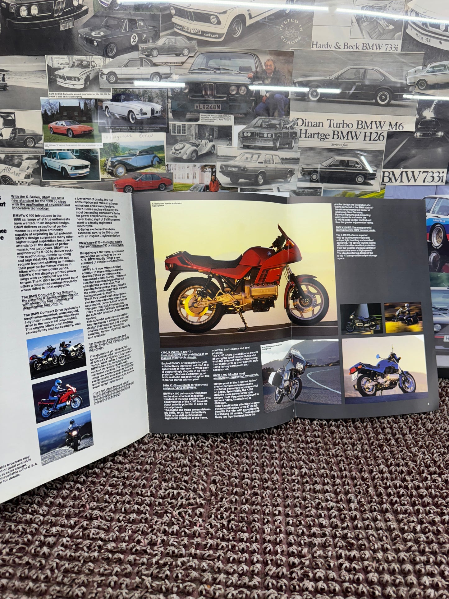 BMW Motorcycles 1985 K-Series Range Booklet