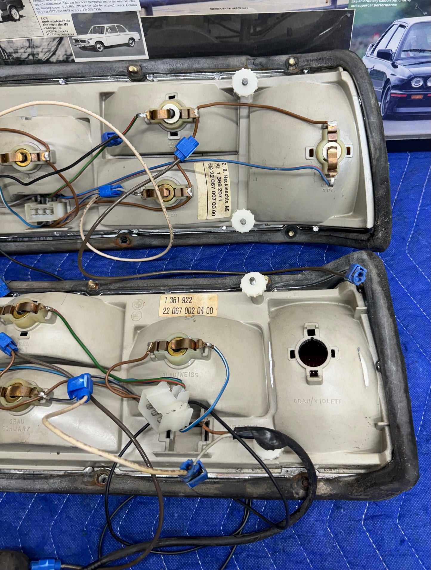 BMW E23 Euro Taillight Set