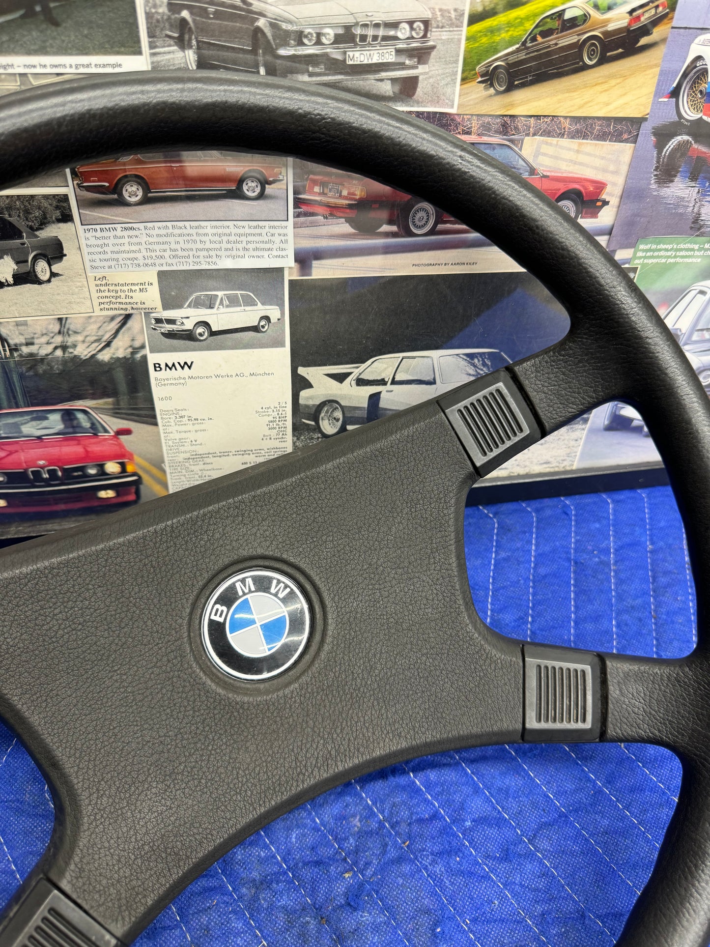 BMW E23 4-Spoke Steering Wheel