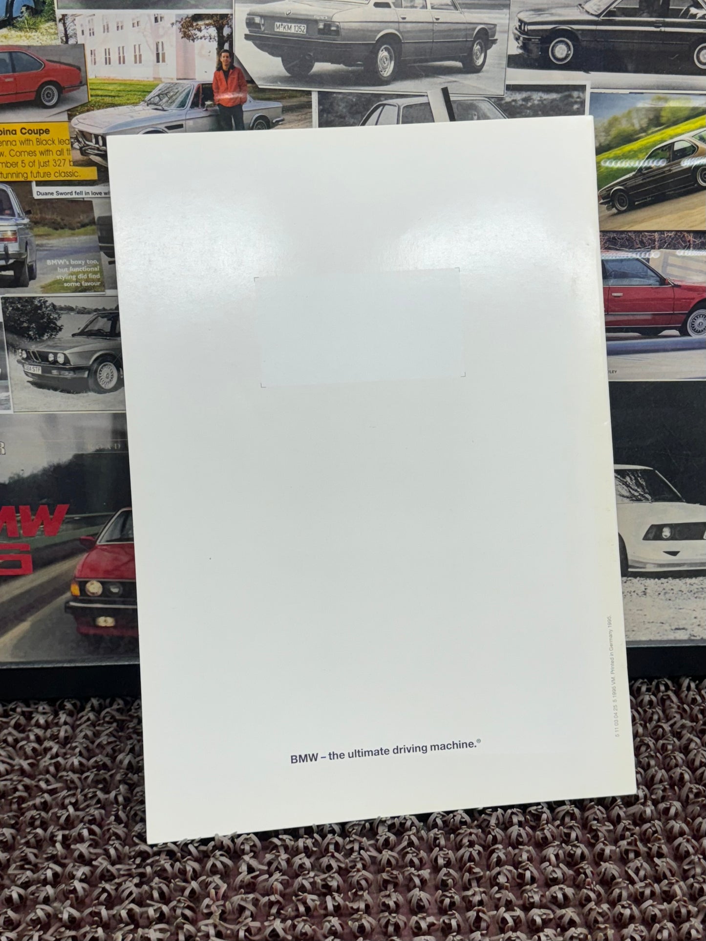 BMW E36 3-Series Coupe 1995 Booklet