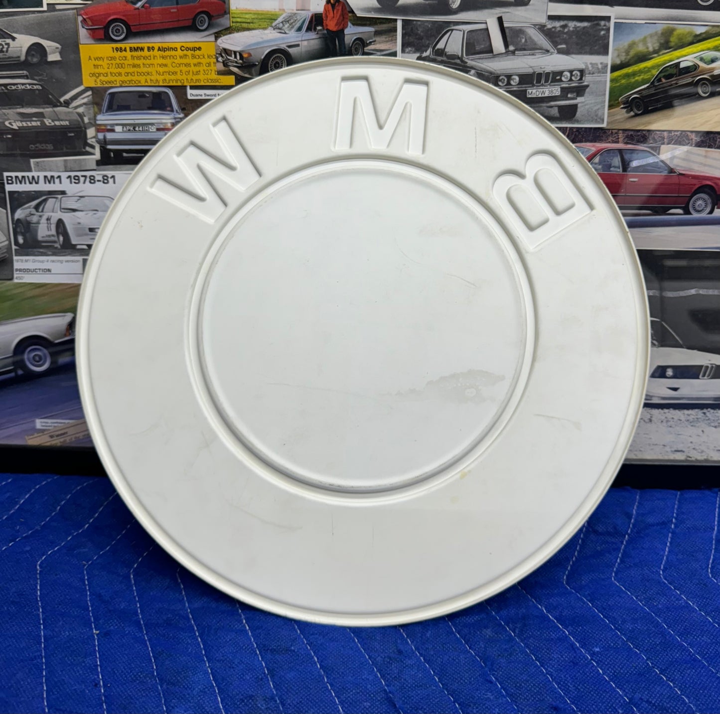 Vintage 70’s BMW Roundel Logo Dealer Sign 12 inches