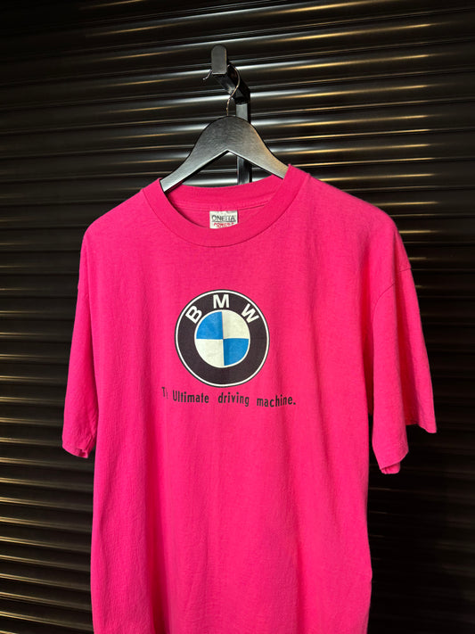 90’s BMW Global Imports Atlanta Pink Tee - XL