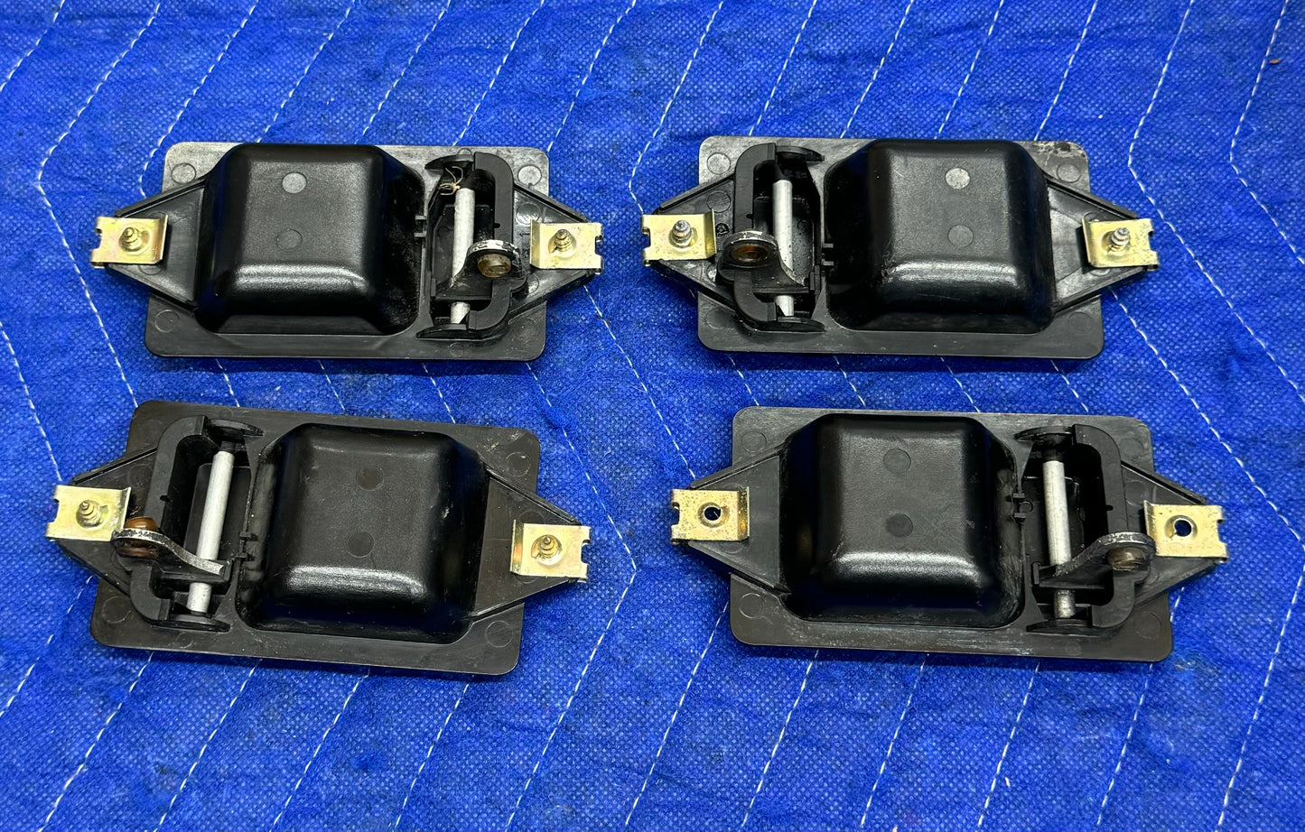 BMW Interior Door Handles + Black Covers Complete Set