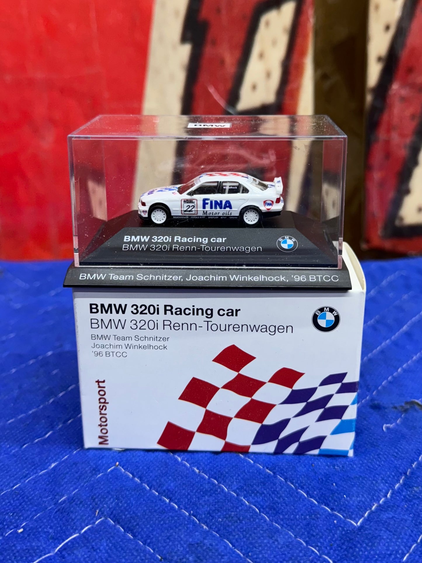 BMW E36 320i Race Car Fina ‘96 BTCC 1:87 Scale