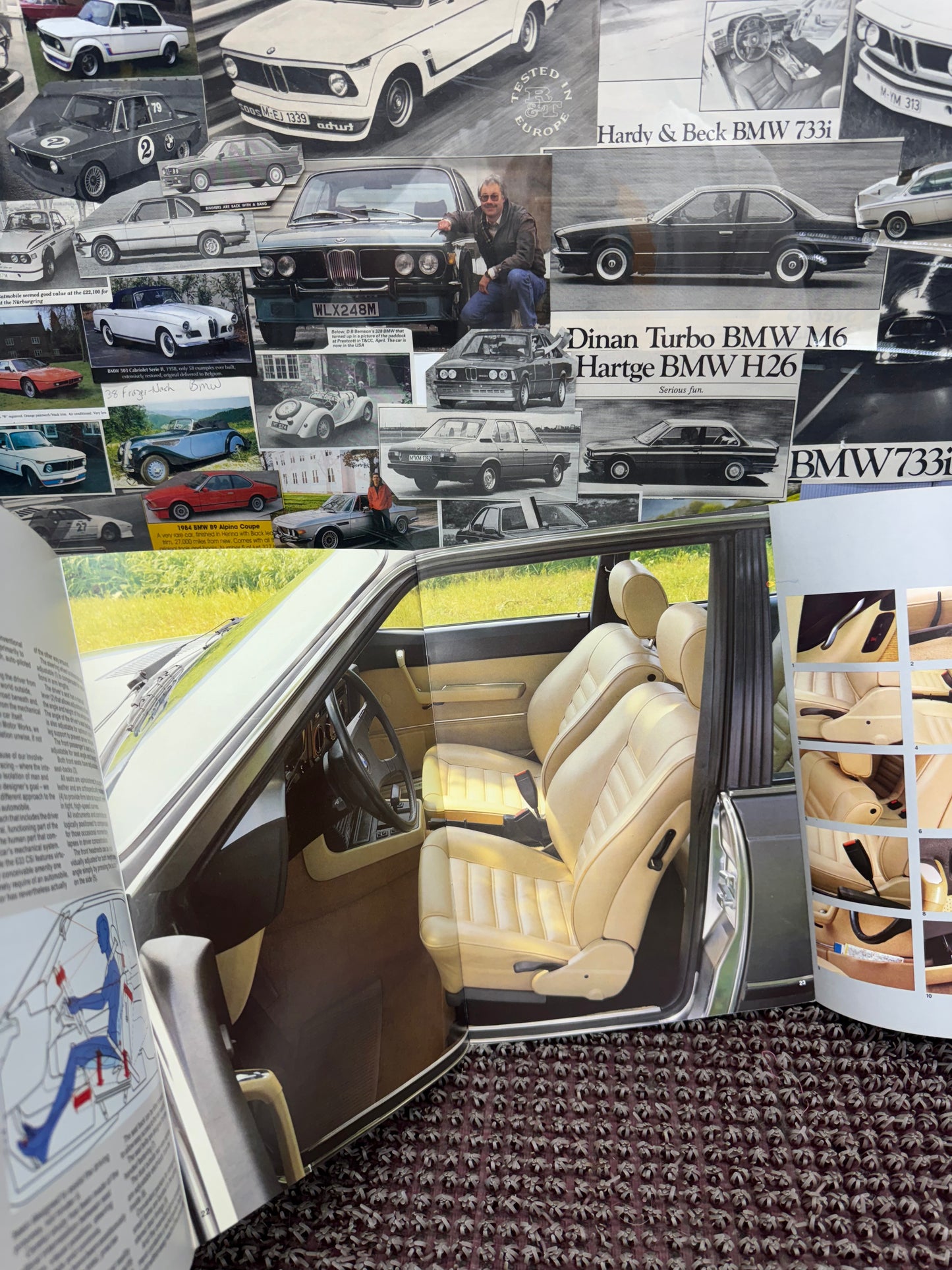 BMW E24 633CSI Booklet 1981