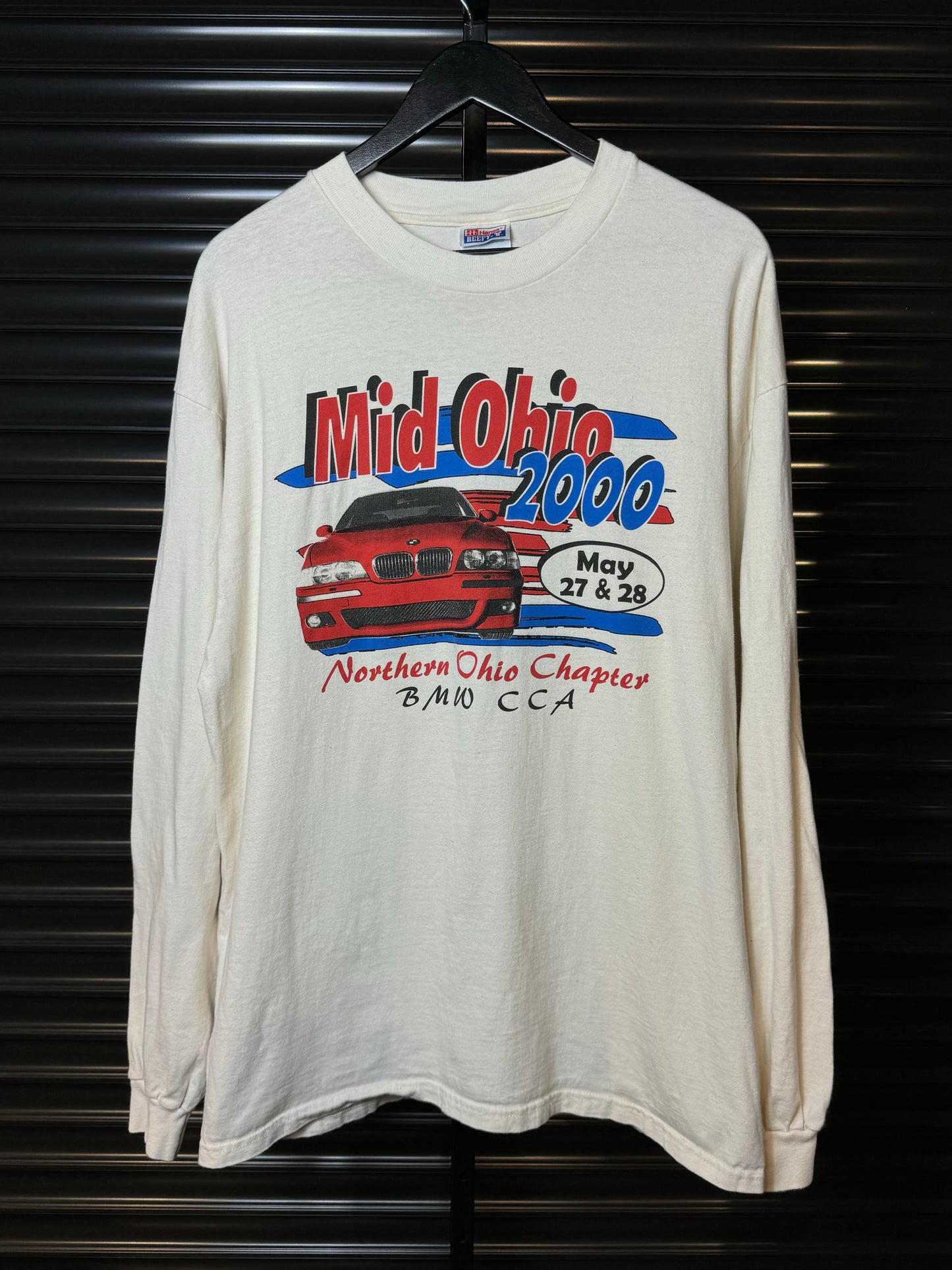 Vintage E39 M5 Imola Red Long Sleeve Tee - XL