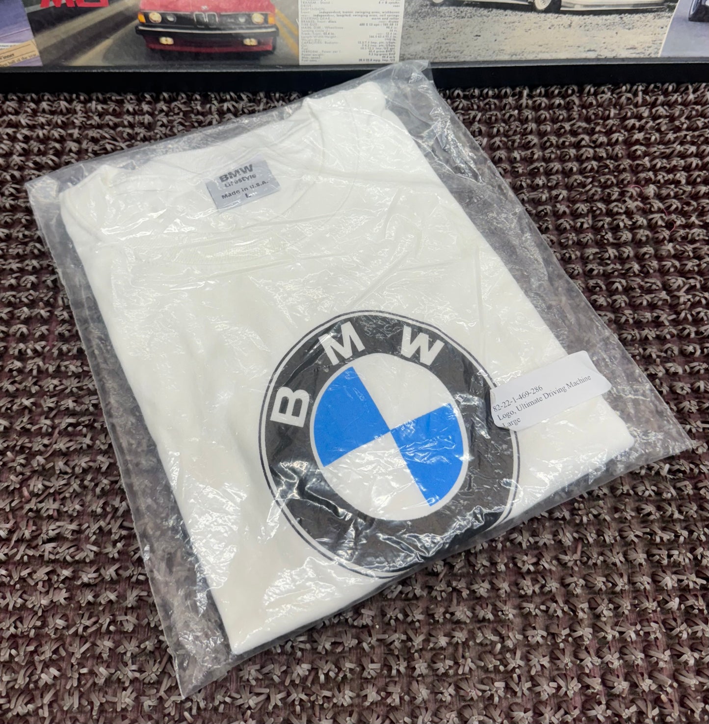 90’s BMW Classic Logo Tee NEW - Large