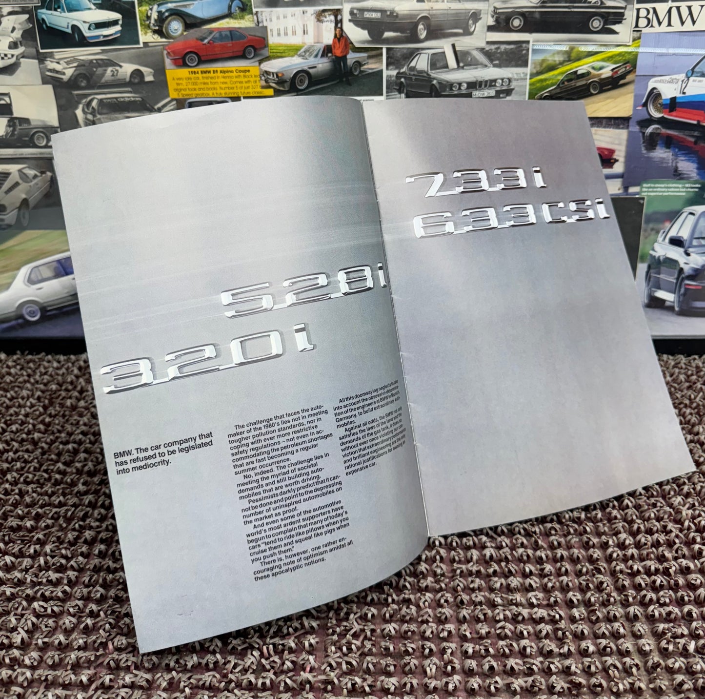 BMW “The Ultimate Driving Machine” 1981 20-Page Booklet