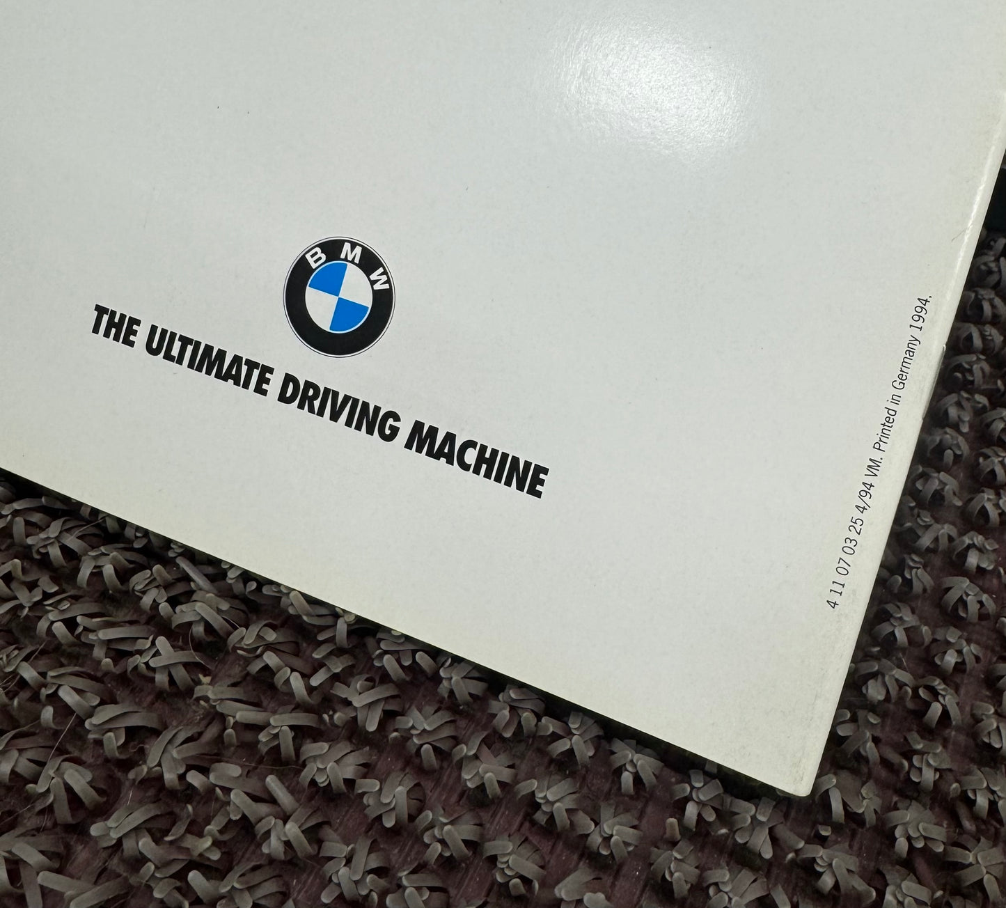 BMW E32 7-Series 1994 Booklet