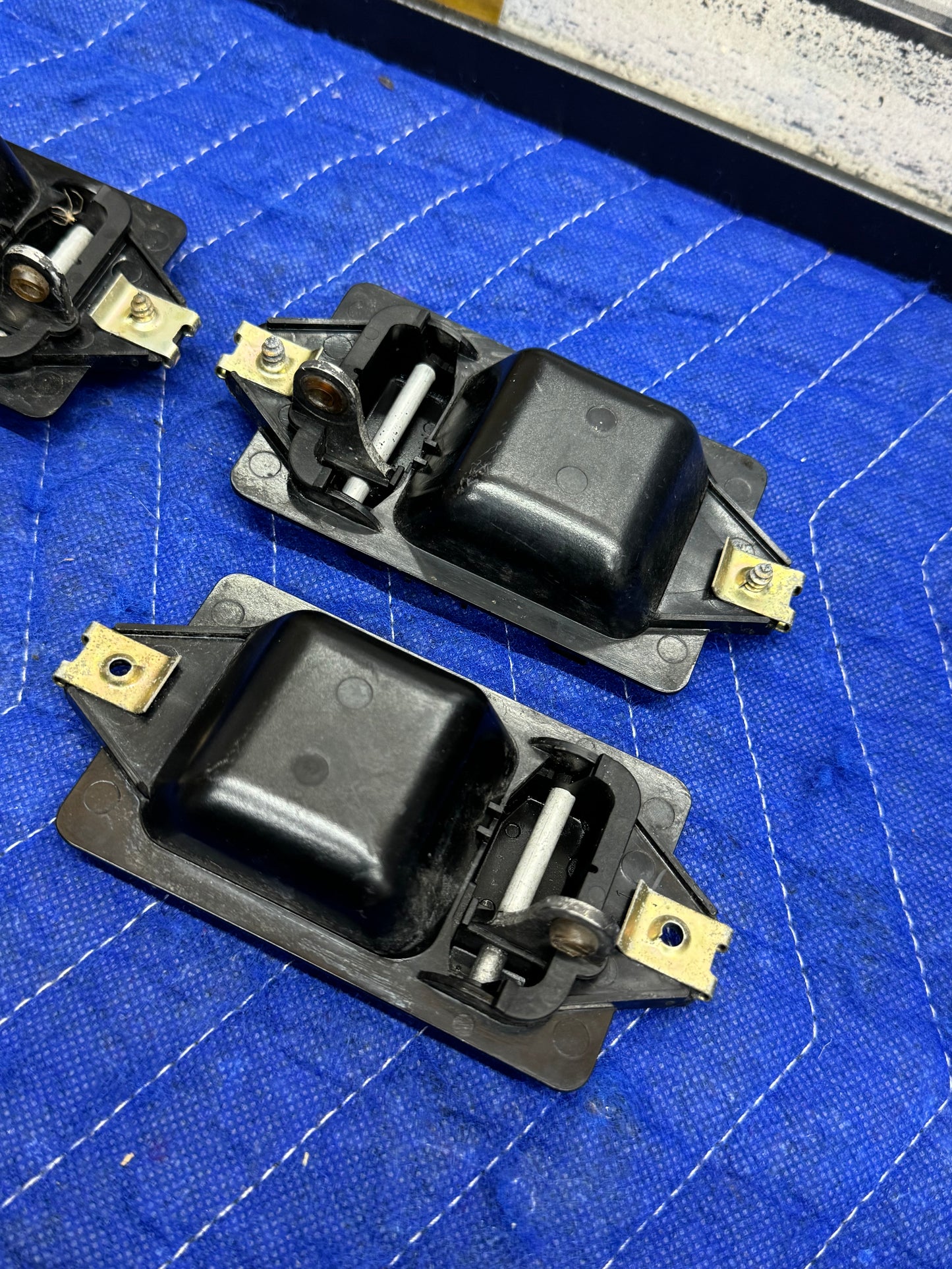 BMW Interior Door Handles + Black Covers Complete Set