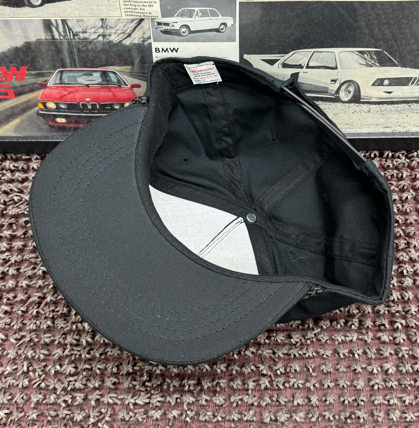 Vintage BMW Believe Embroidered SnapBack Hat