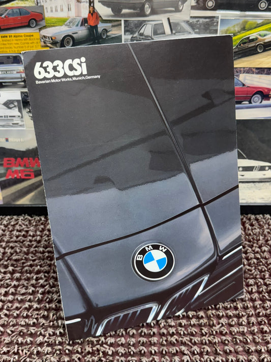 BMW E24 633CSI Booklet