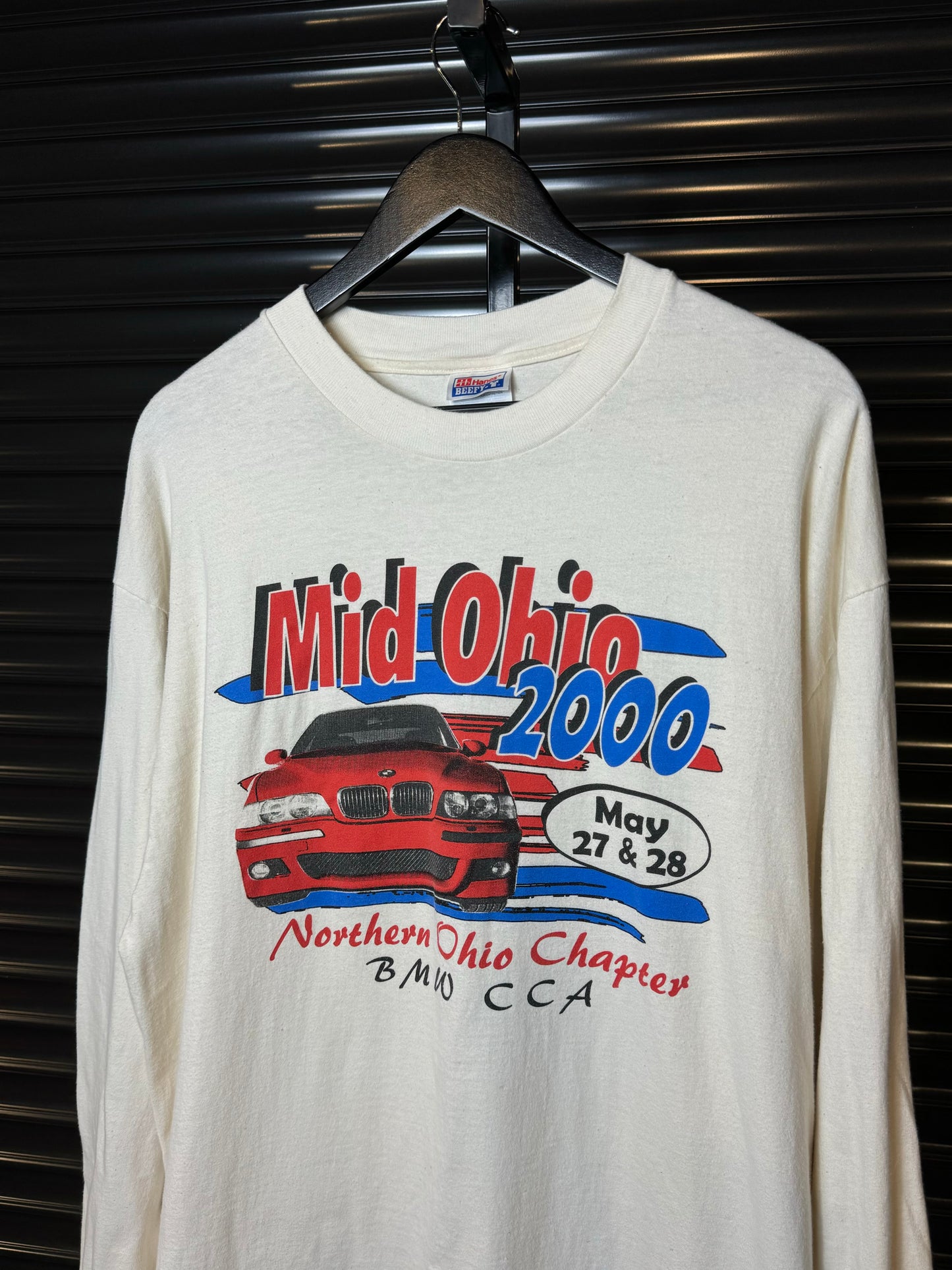Vintage E39 M5 Imola Red Long Sleeve Tee - XL