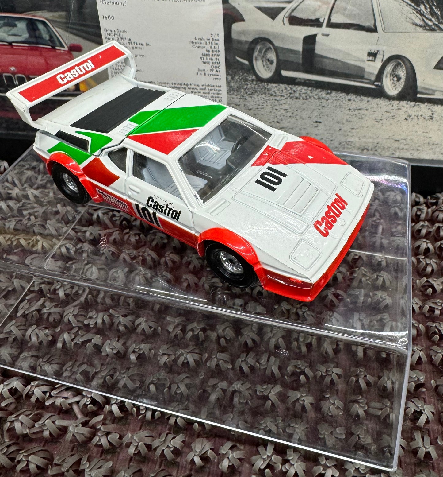 Vintage BMW M1 Pro Car Team Castrol 1:43 Scale