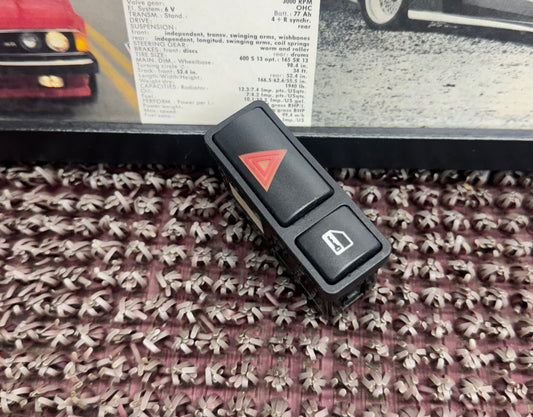 BMW E46 Hazard Central Door Lock Switch - 8368920