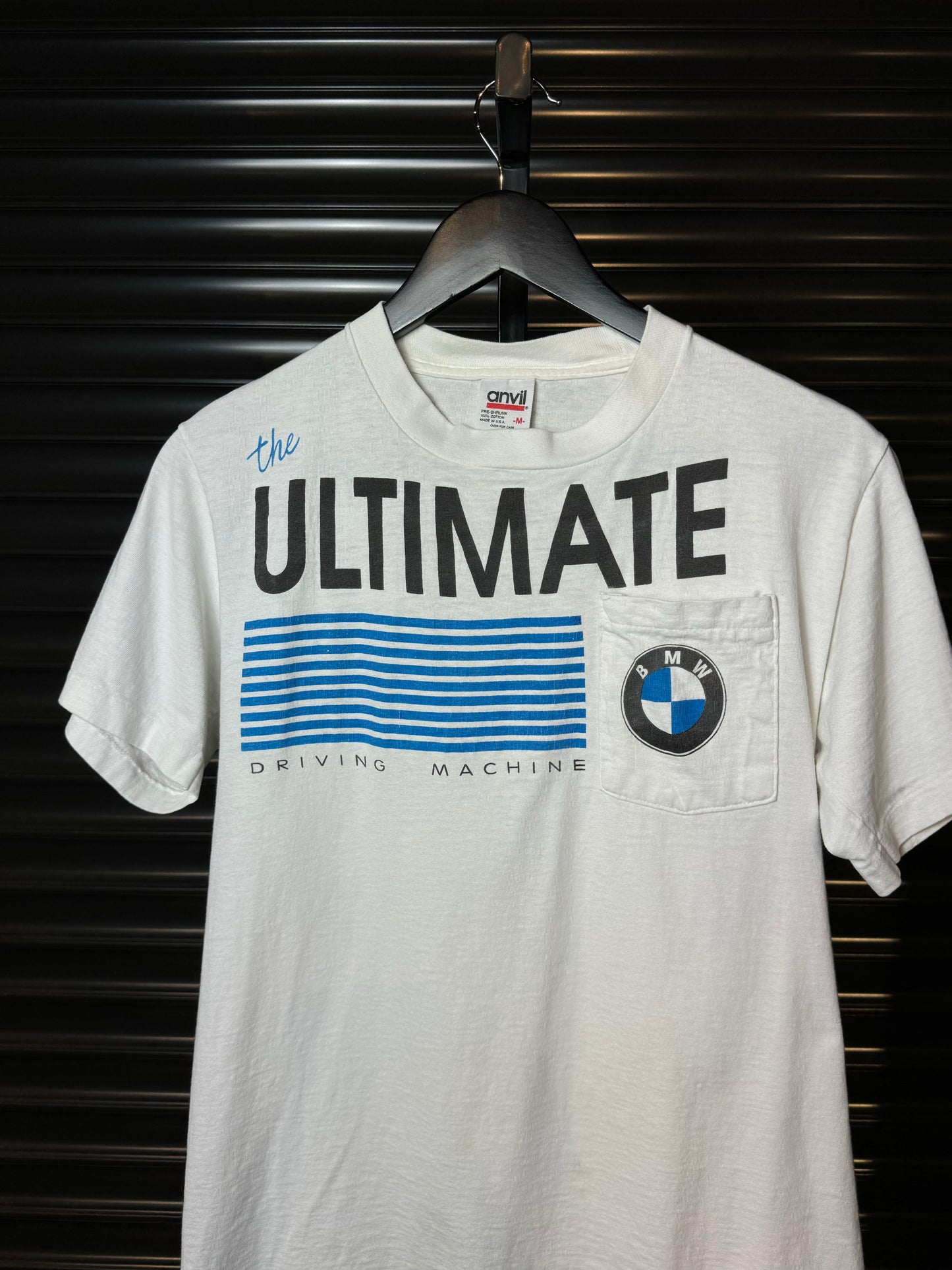90’s BMW Ultimate Driving Machine Pocket Tee - Medium