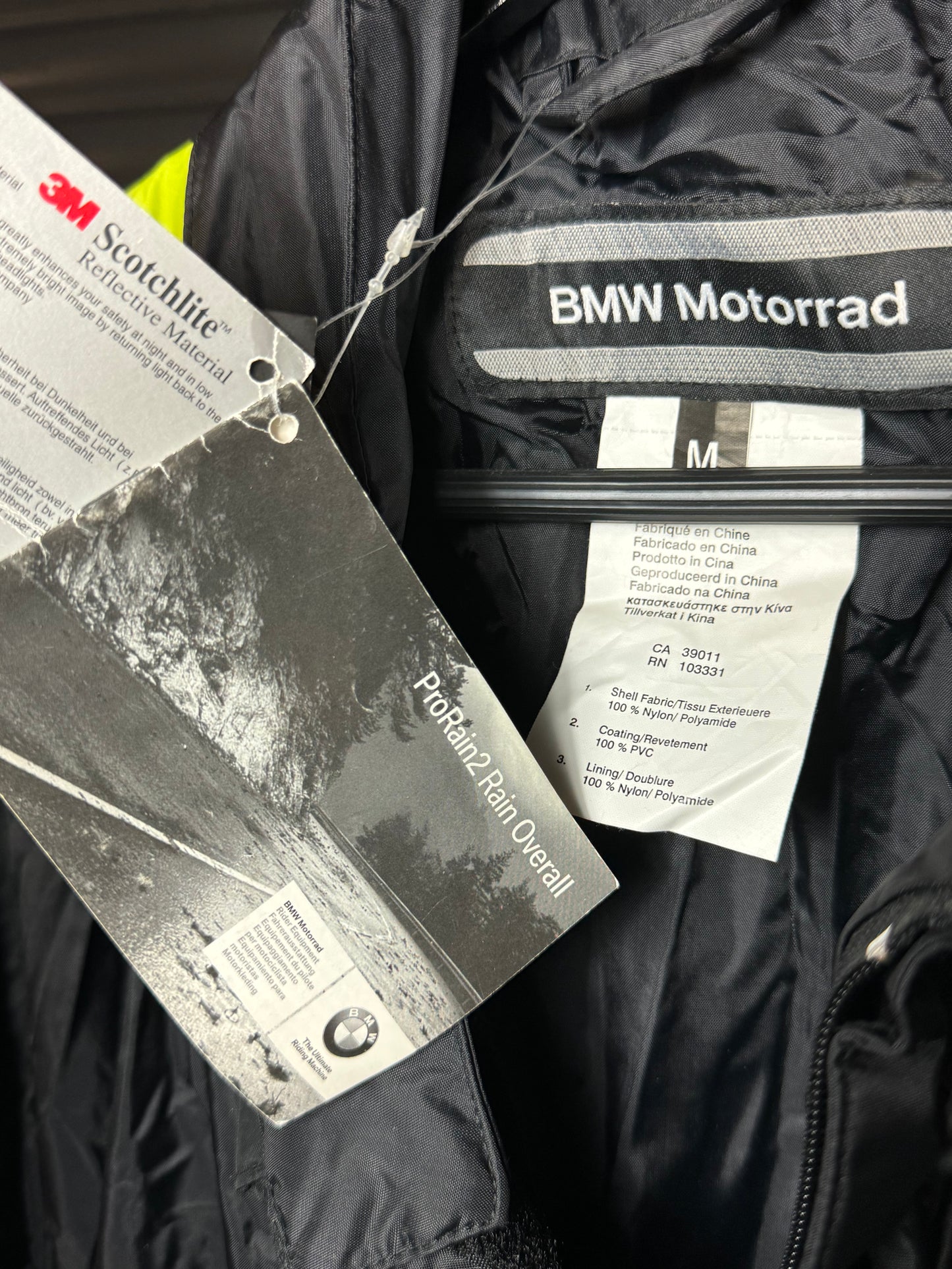 BMW Motorrad ProRain2 Coverall Motorcycle Suit New - Medium
