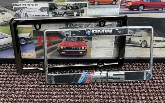 BMW E60 M5 License Plate Cover Set