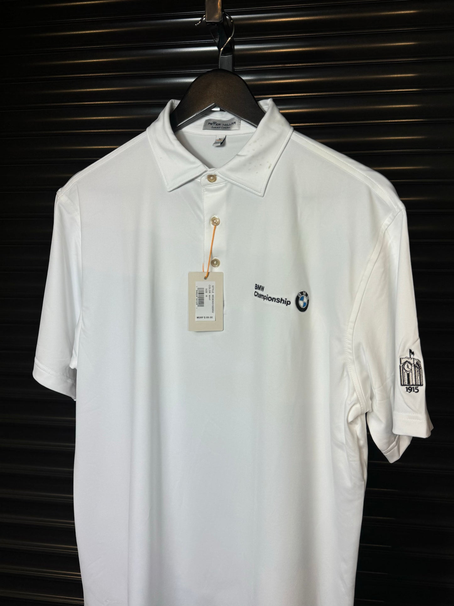 BMW Peter Millar Golf Polo Shirt - Medium