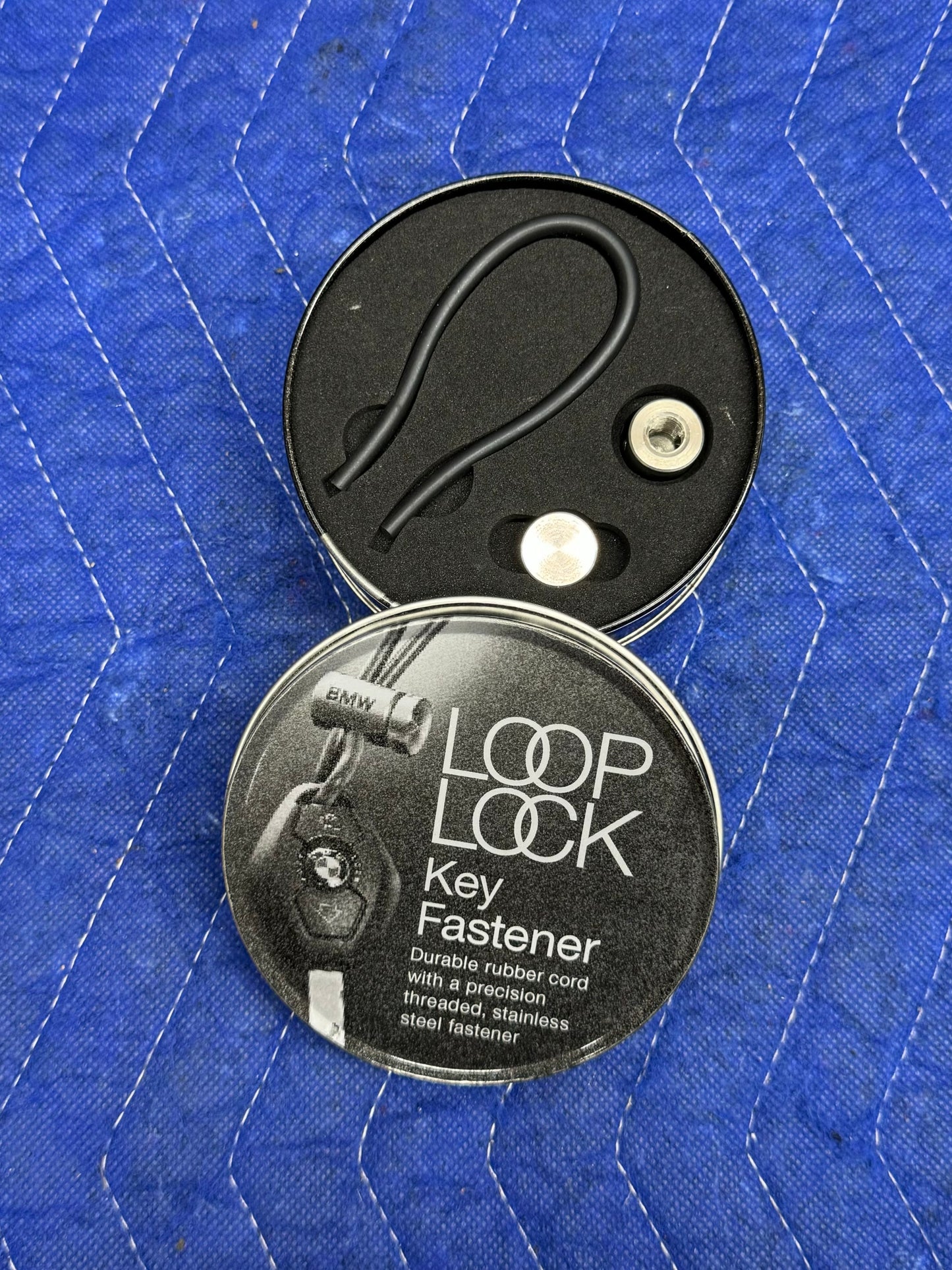 BMW Loop Lock Key Fastener Accessory Keychain