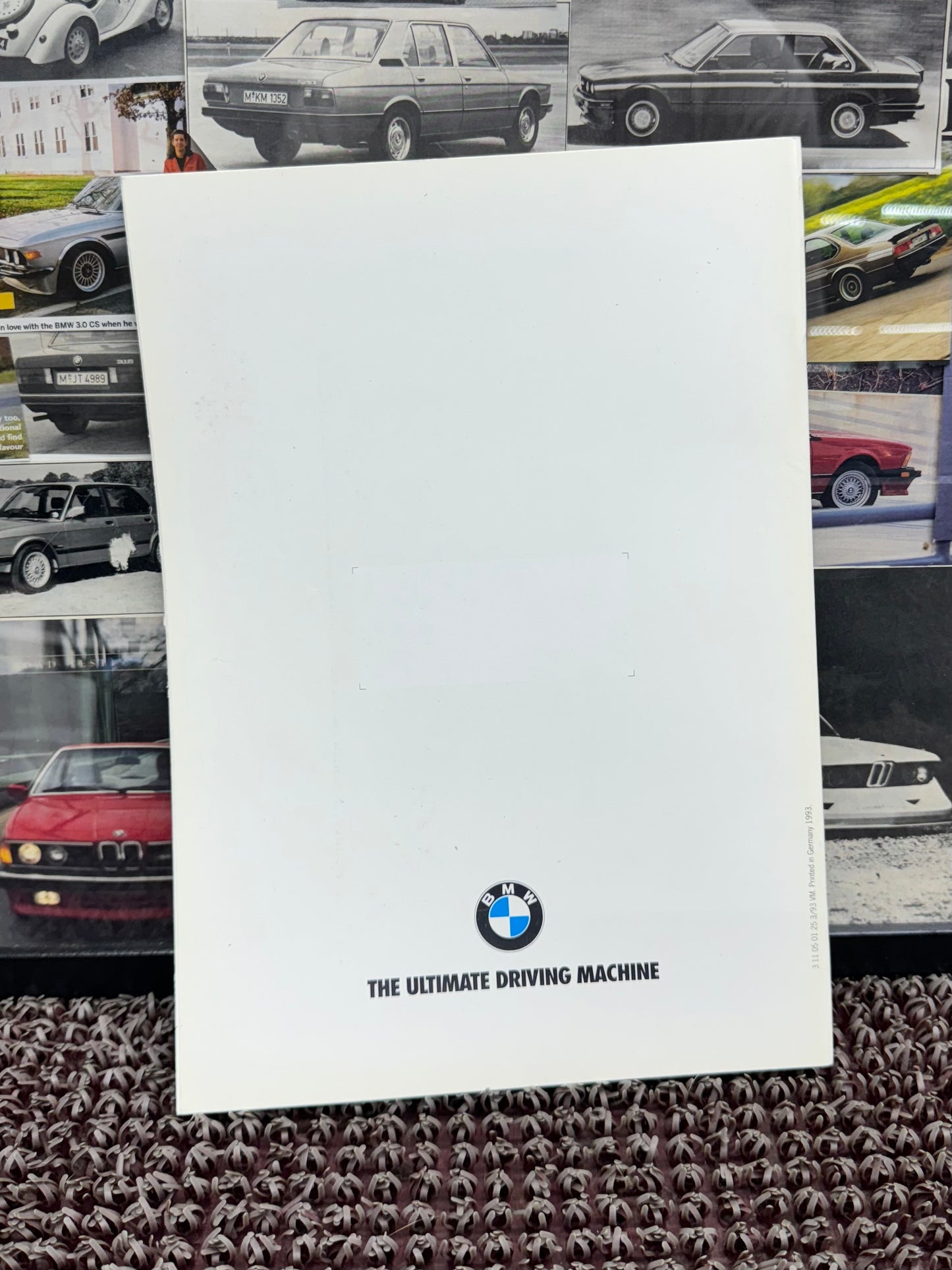 BMW E34 5-Series 1993 Booklet