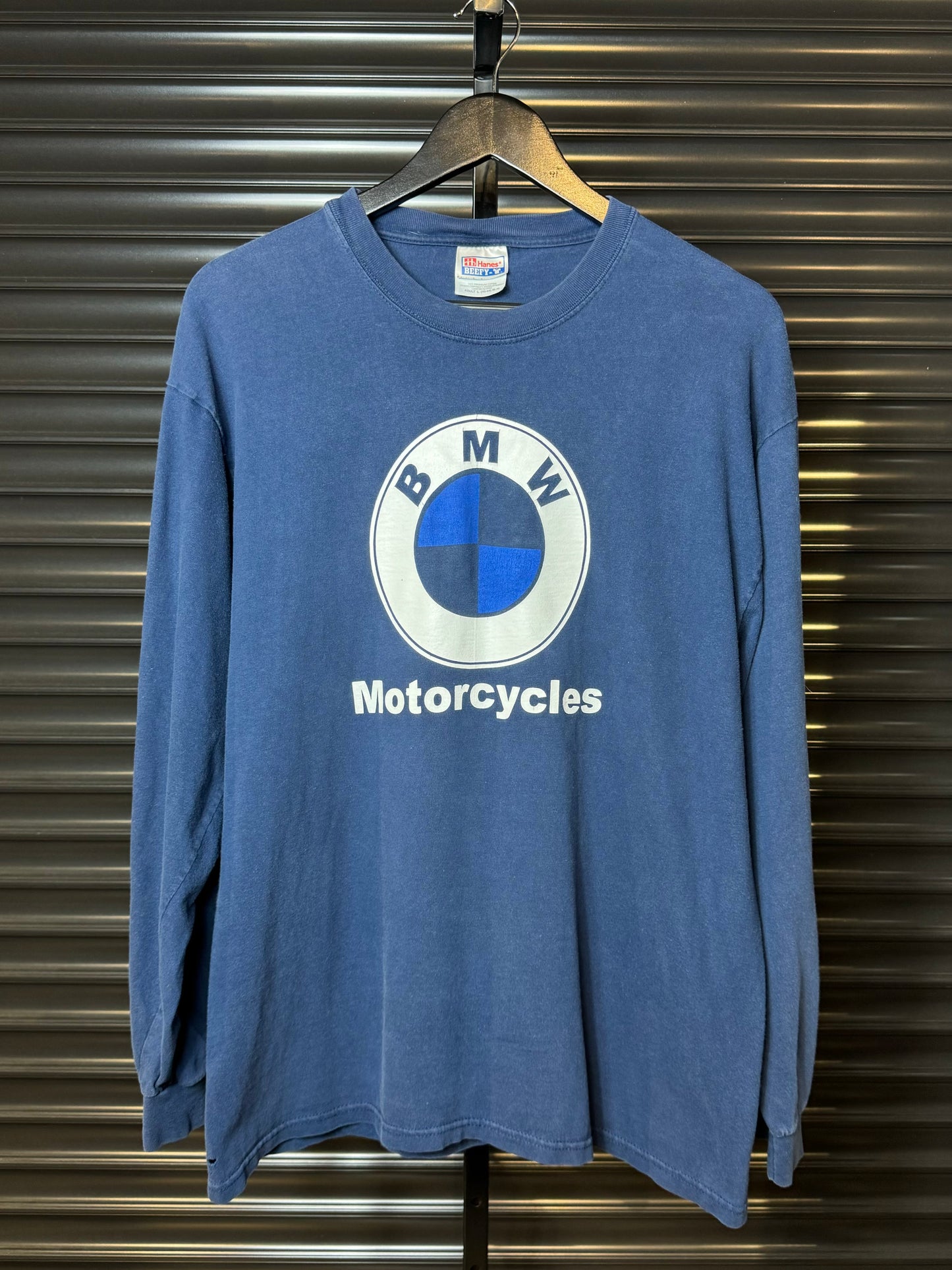 Vintage BMW Motorcycles Navy Long Sleeve Tee - Large