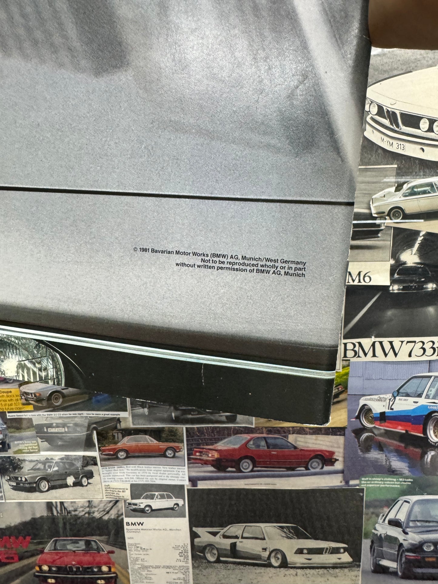 BMW E23 733i 1981 Booklet