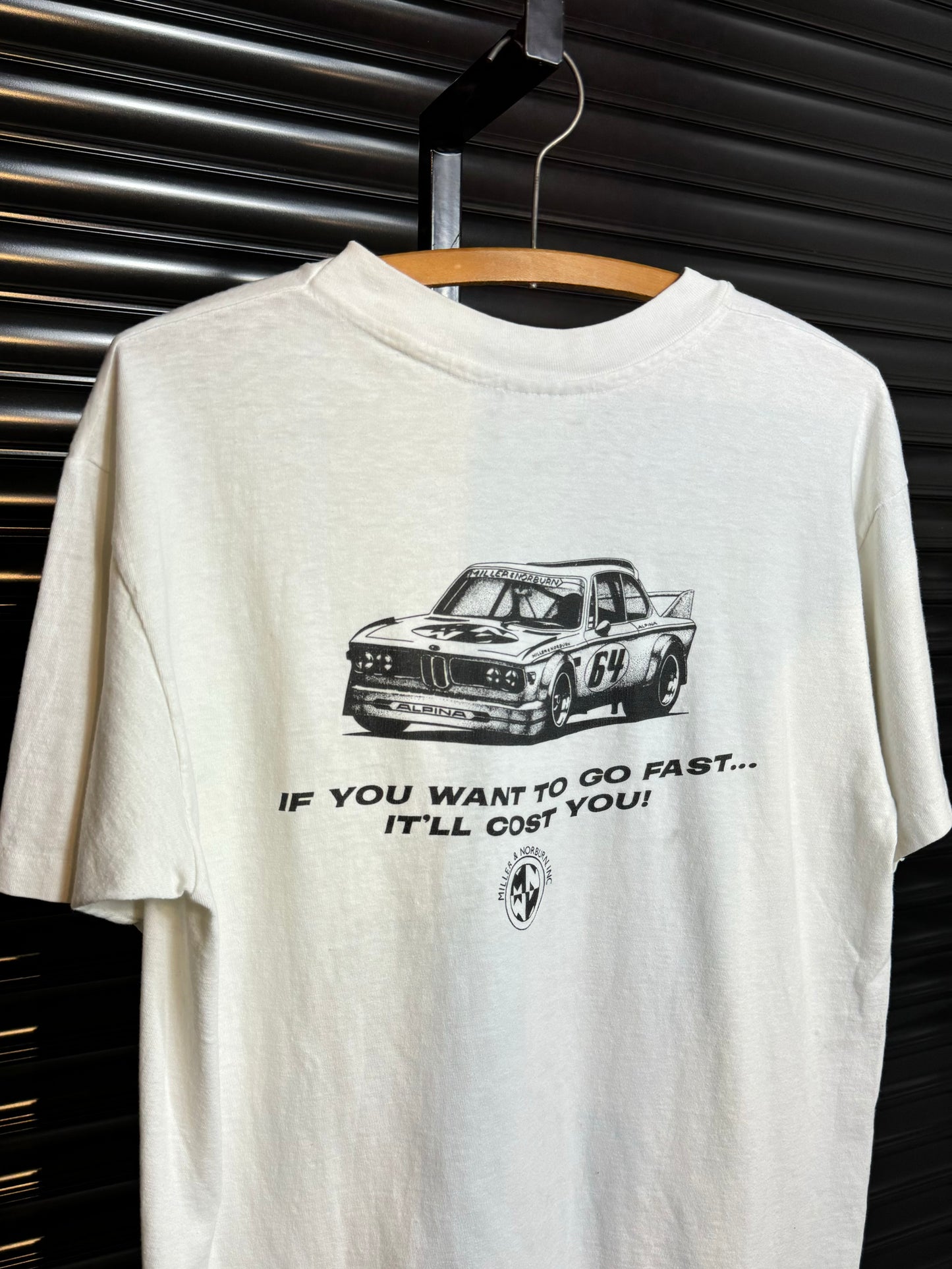 80’s BMW E9 Alpina Miller & Norburn Tee - Large