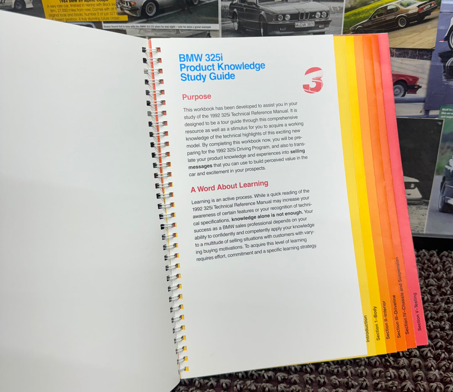 BMW E36 Product Knowledge Study Guide 1992