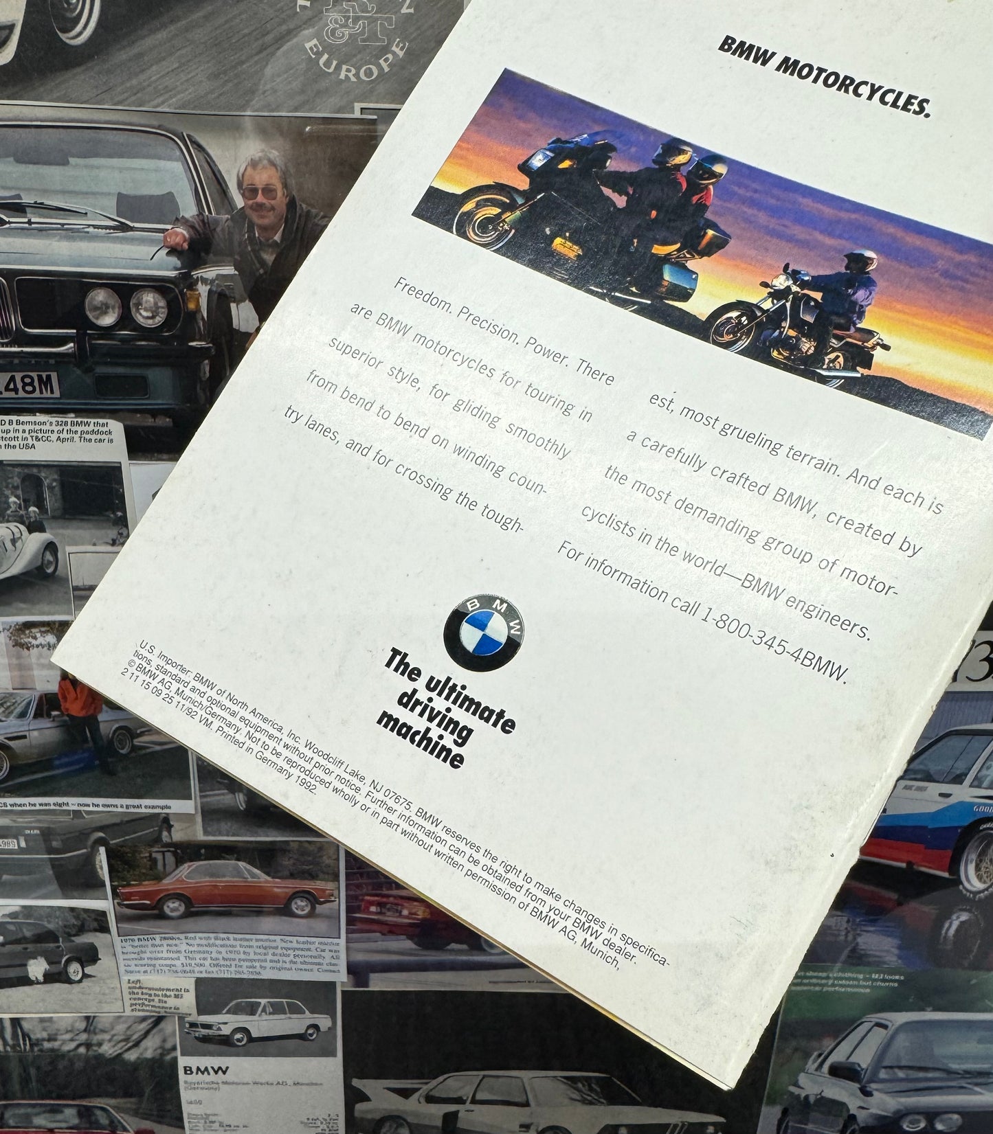 BMW 1993 Booklet