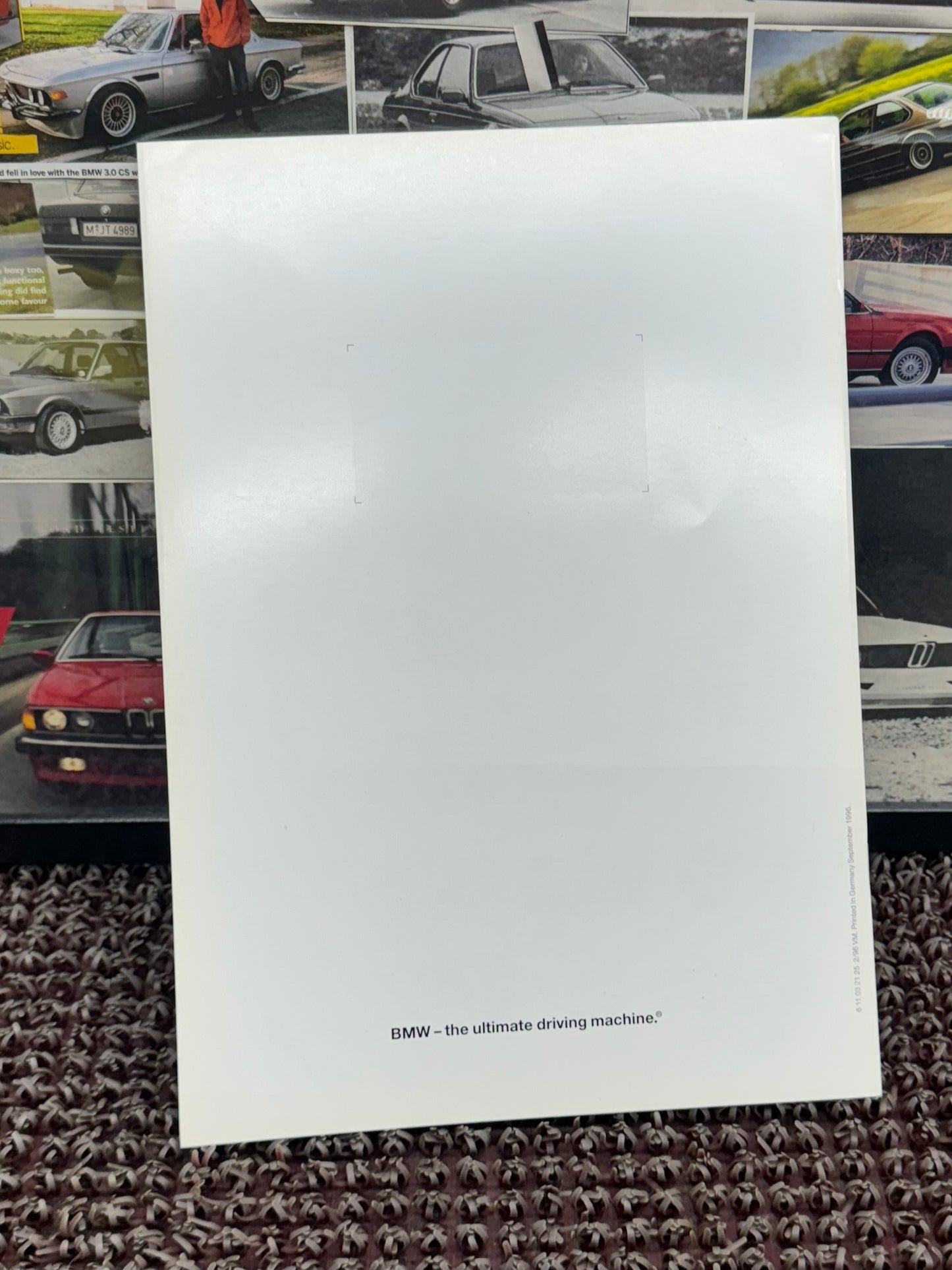 BMW E36 318i 328i Convertible 1996 Booklet