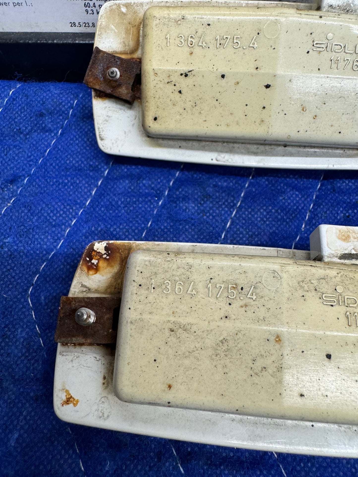 BMW E28 OEM Sidler Rear Side Red Marker Set of 2 - 13641754