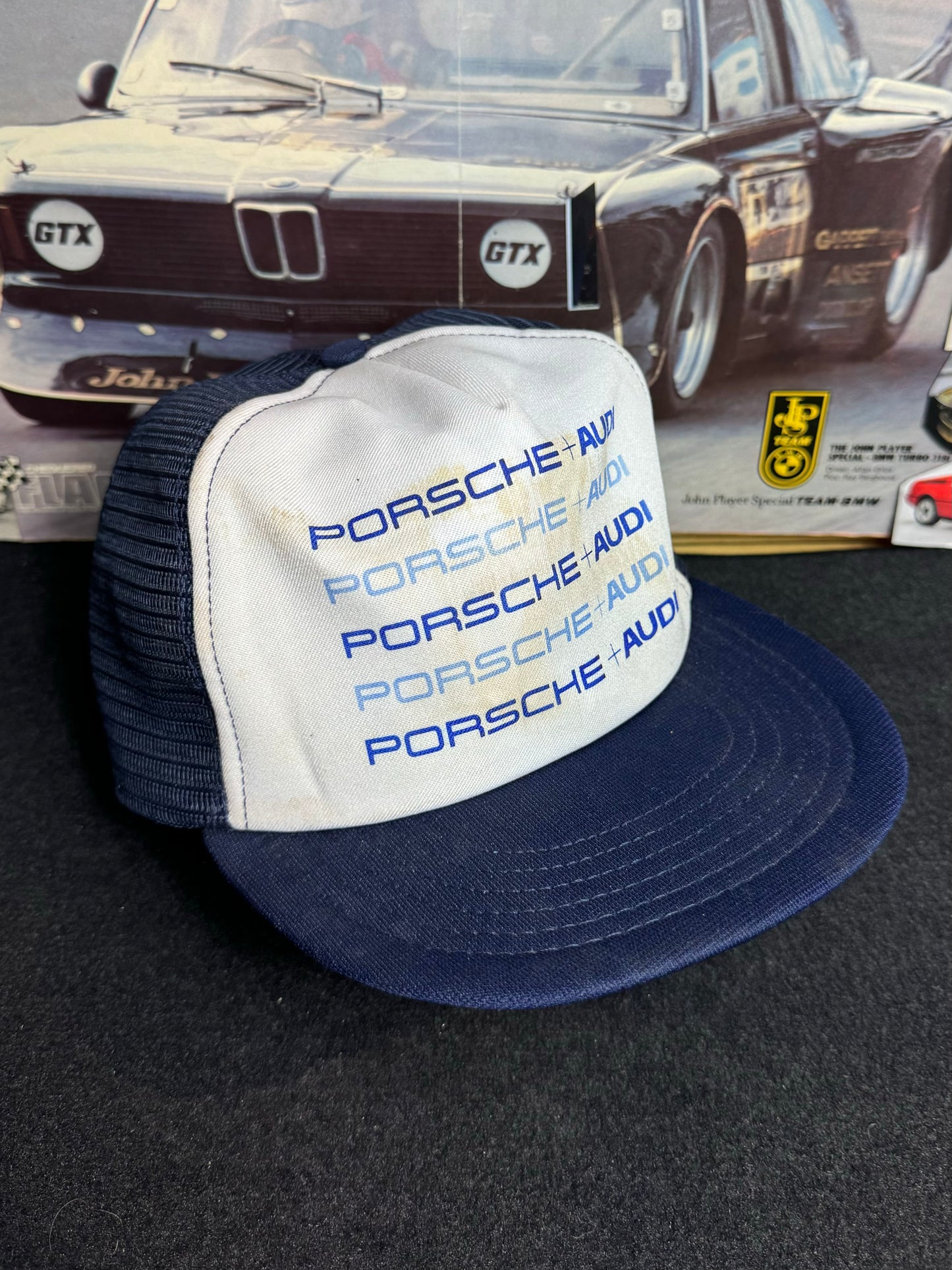 Vintage Porsche + Audi Trucker Hat