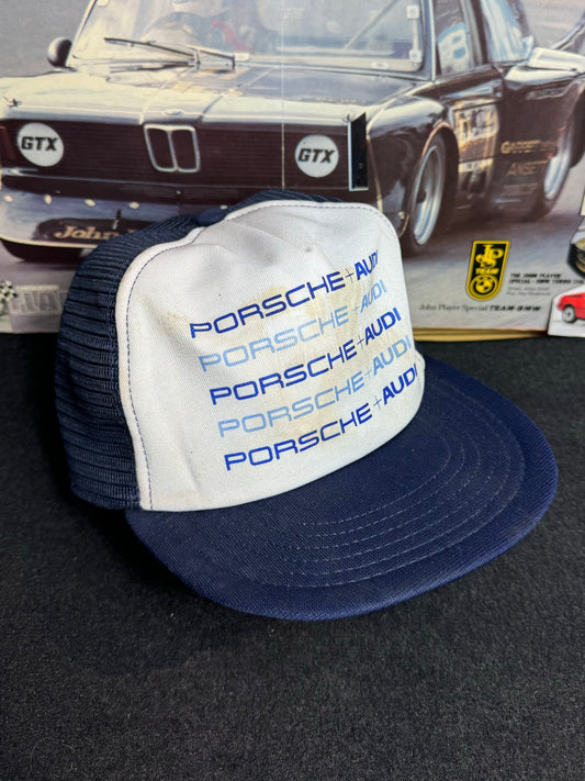 Vintage Porsche + Audi Trucker Hat