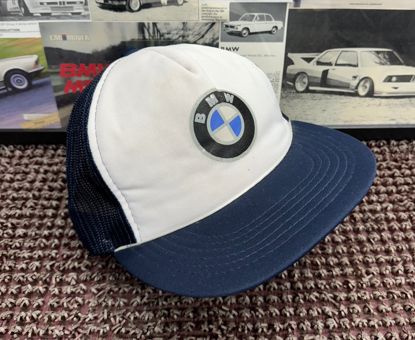 80’s BMW Roundel Logo Trucker Hat
