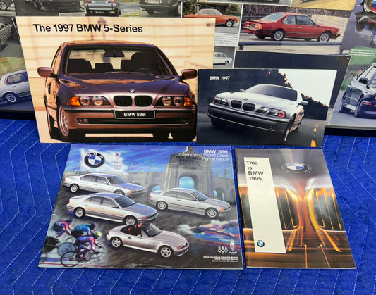 90’s BMW Brochure Booklets - 4 Pc Lot