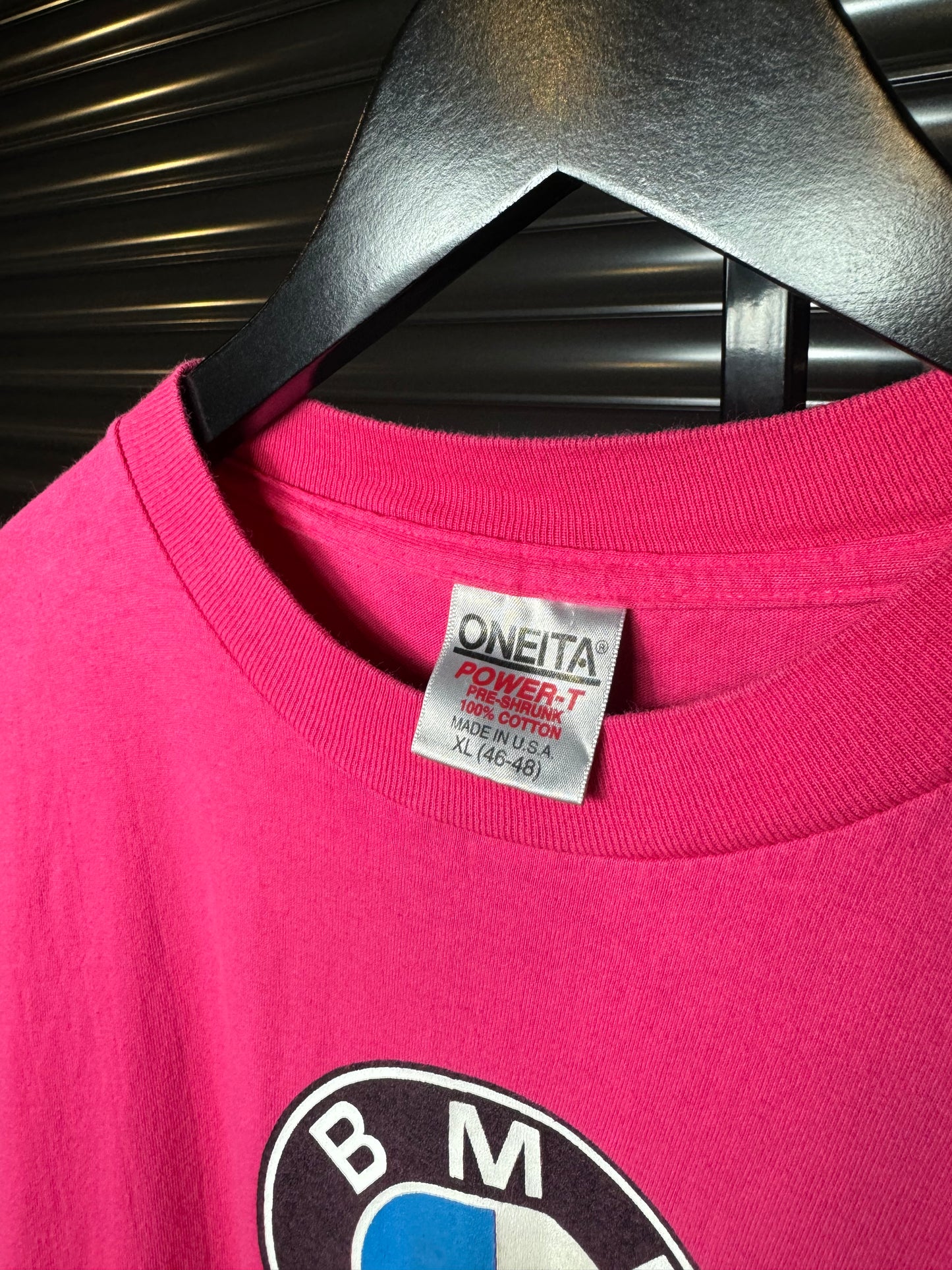 90’s BMW Global Imports Atlanta Pink Tee - XL