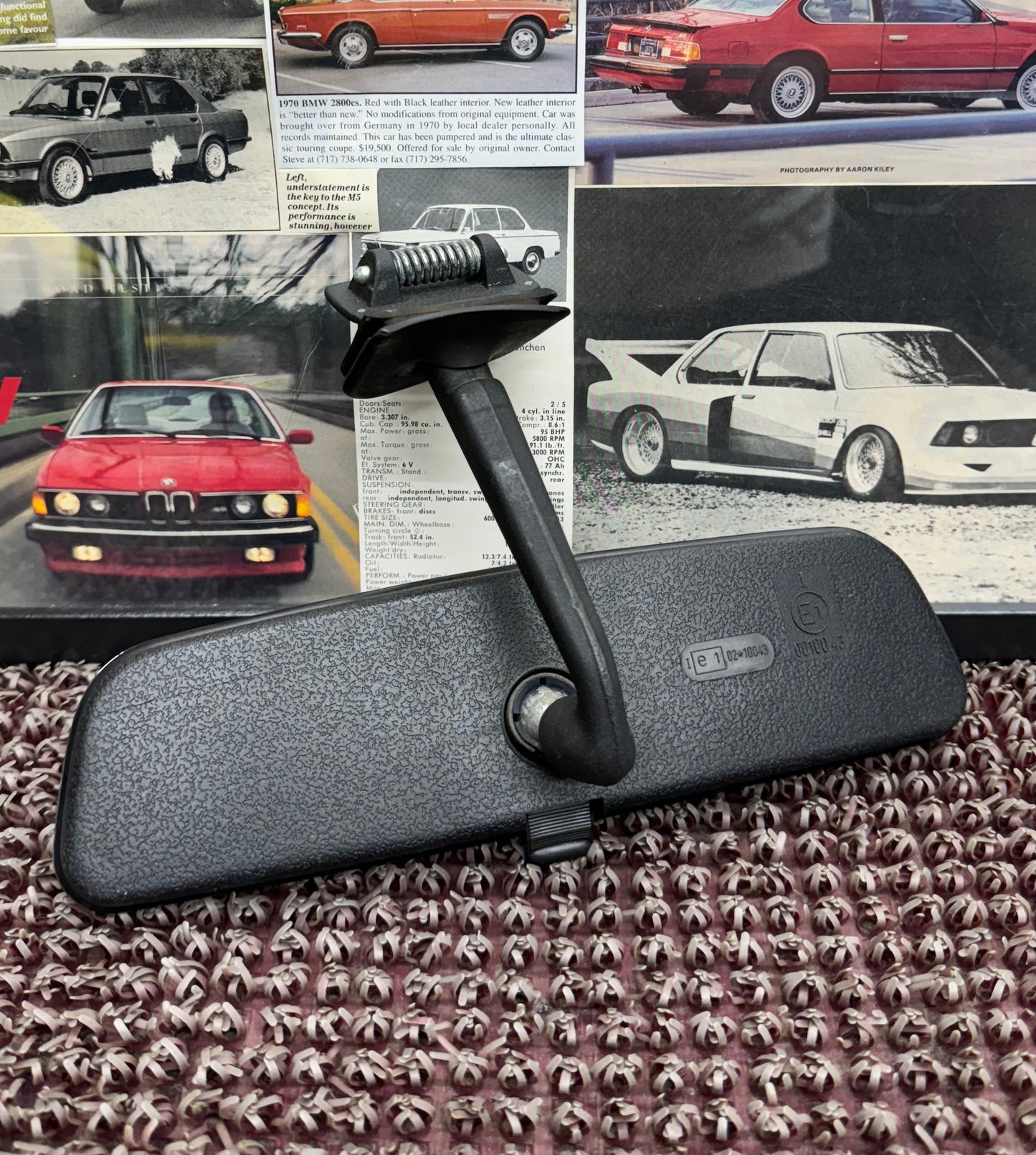 BMW E28 Interior Rearview Mirror