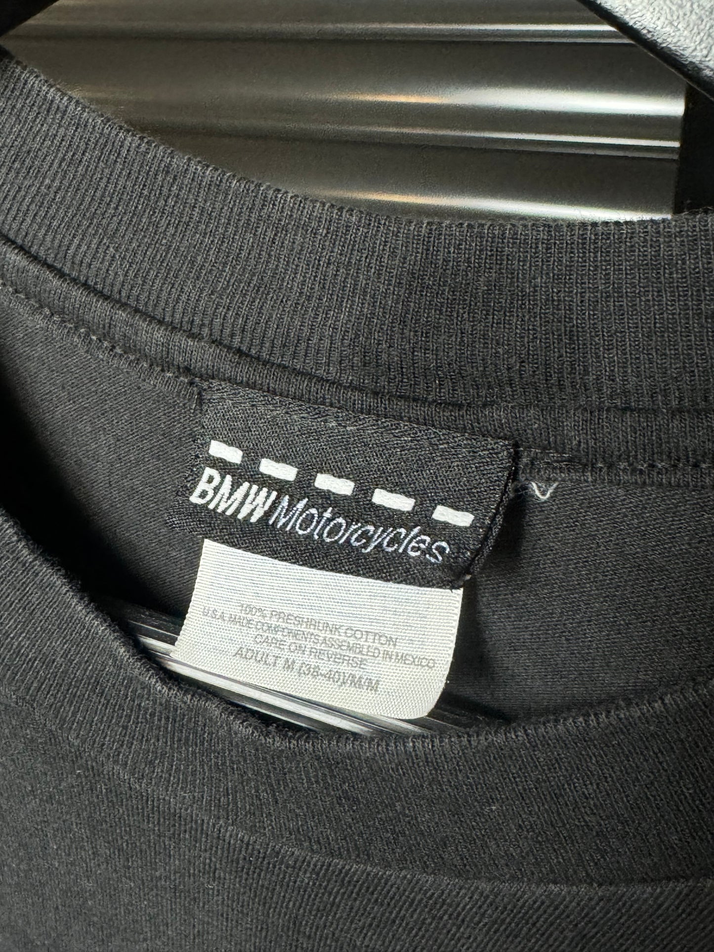 Vintage BMW Motorcycles Black Quote Tee - Medium
